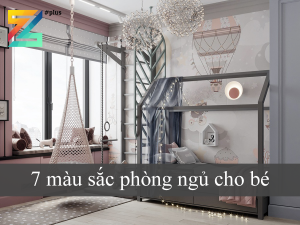 7 màu sắc phòng ngủ cho bé