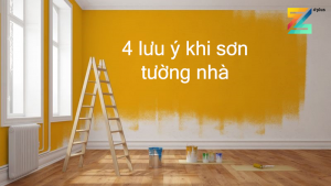 4 lưu ý khi sơn tường nhà