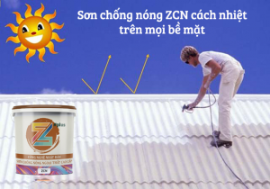 đặc trưng của sơn chống nóng mái tôn
