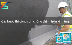thi công sơn chống thấm