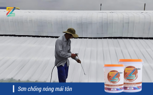 Sơn chống nóng mái tôn Z#Plus