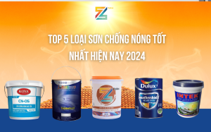 Top 5 loại sơn chống nóng tốt nhất hiện nay 2024