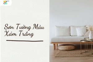 Biến hóa không gian với sơn tường màu xám trắng