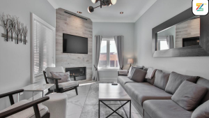 Decor phòng khách tối giản đương đại