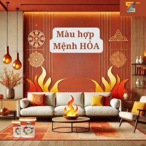 Mệnh Hỏa sơn nhà màu gì để thu hút Tài Lộc