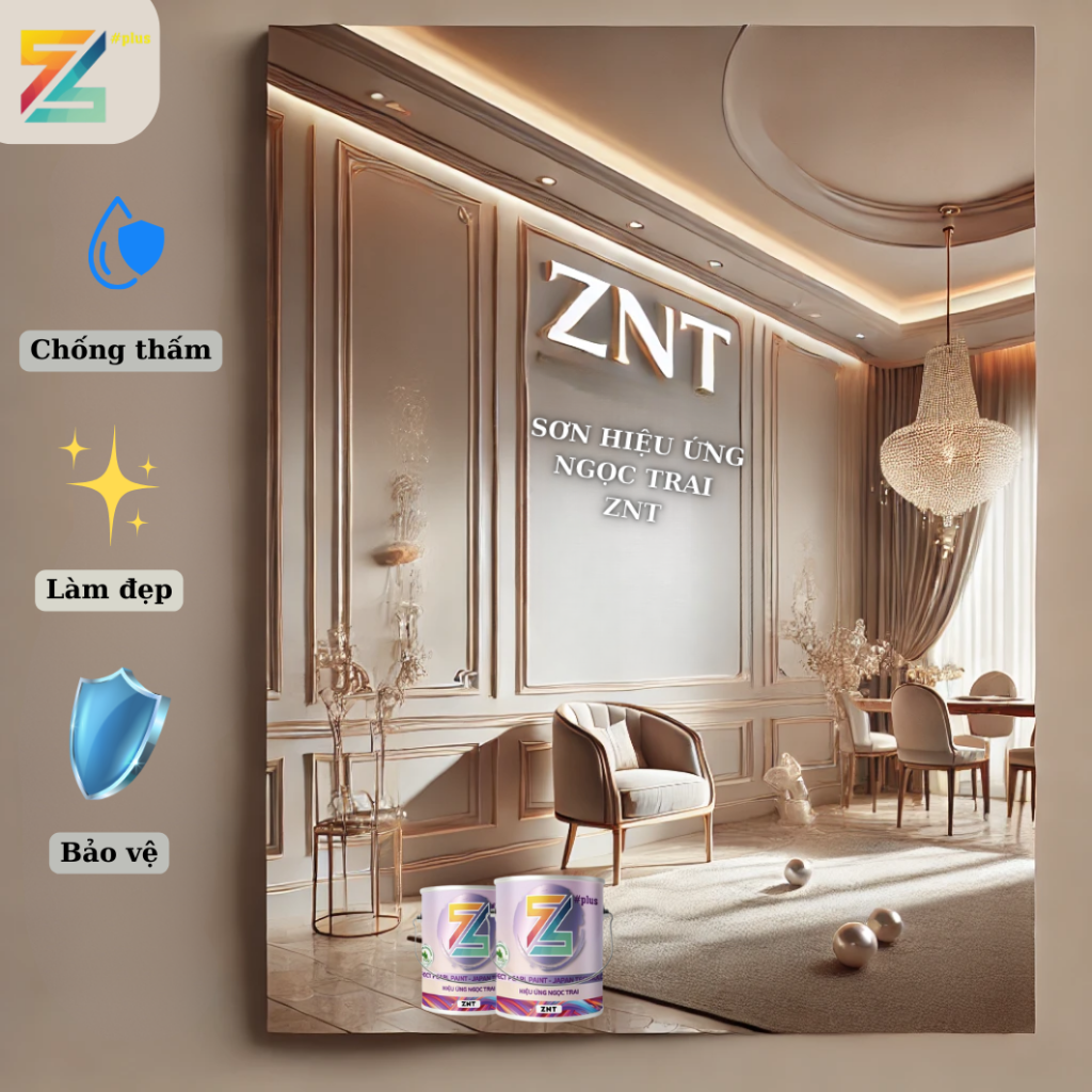 Tỏa sáng với sơn hiệu ứng ngọc trai ZNT!