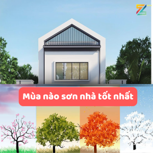 Mùa nào sơn nhà tốt nhất? Bí quyết chọn thời điểm lý tưởng