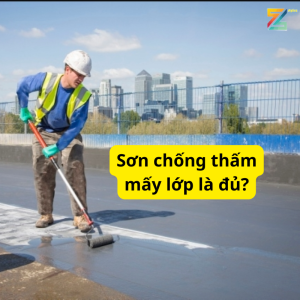 Sơn chống thấm mấy lớp là đủ
