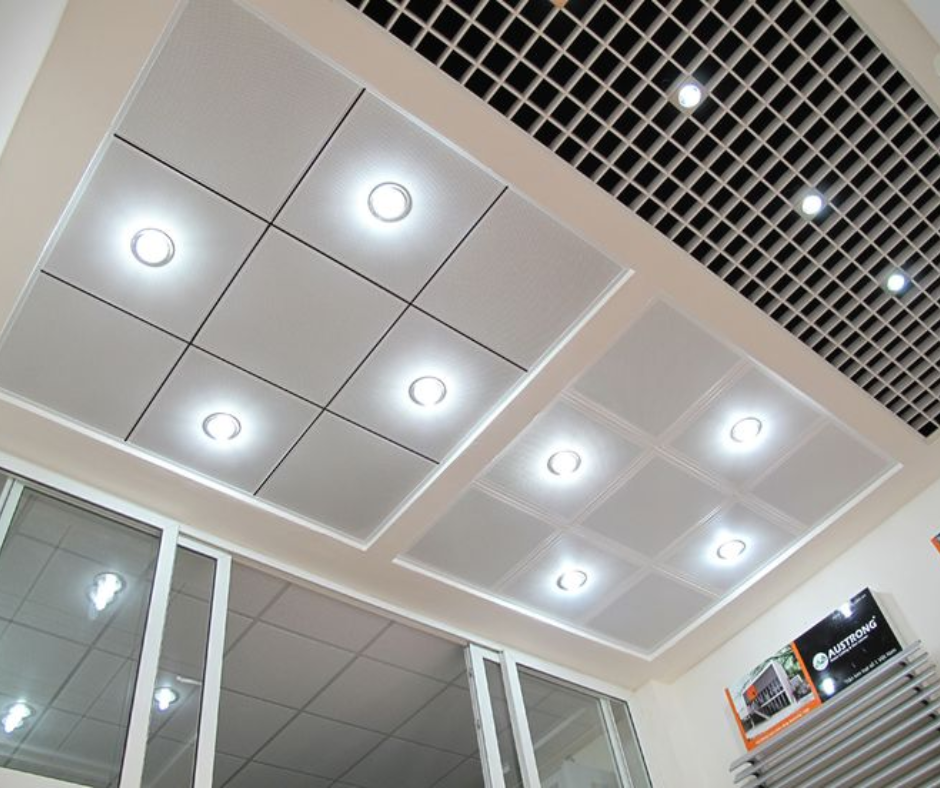 So sánh chi tiết giữa trần nhôm và trần thạch cao