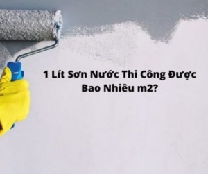 1 Lít Sơn Được Bao Nhiêu m2