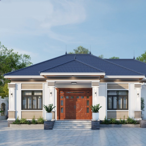Mẫu Màu Sơn Nhà Cấp 4 Nông Thôn