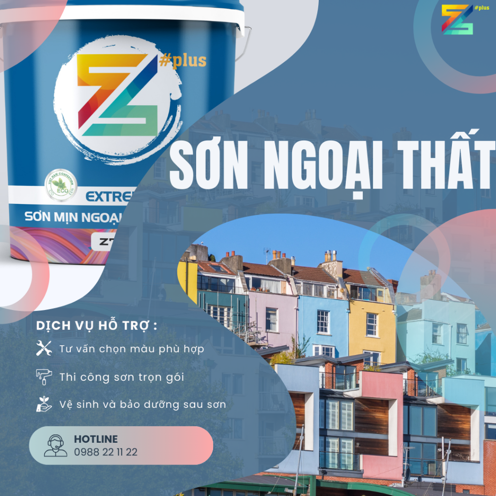 Sơn ngoại thất siêu bám dính