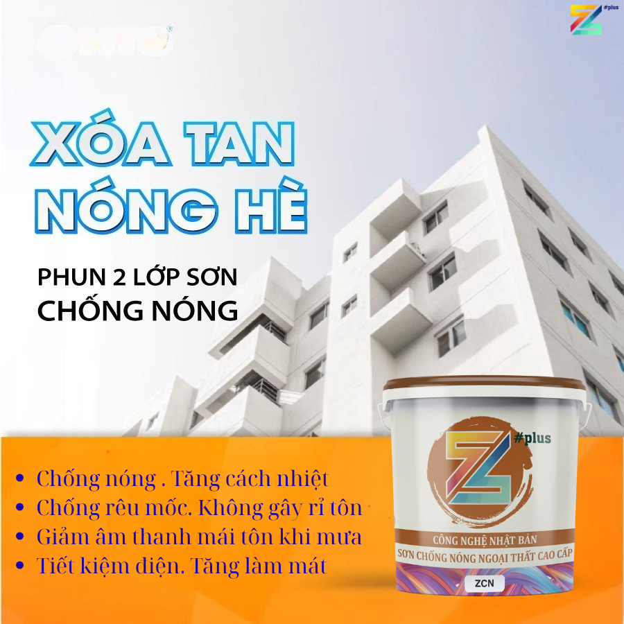Giải pháp sơn chống nóng