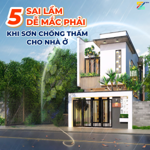 Sơn chống thấm cho nhà ở