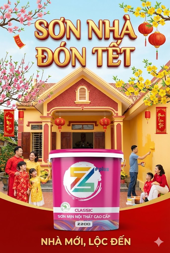 Sơn Nhà Đón Tết – Tươi Mới Diện Mạo