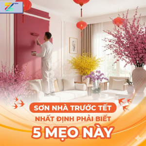 SƠN NHÀ TRƯỚC TẾT