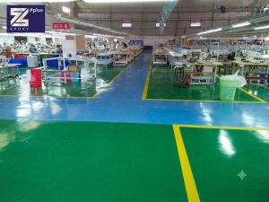 Sàn nhà xưởng phẳng đẹp